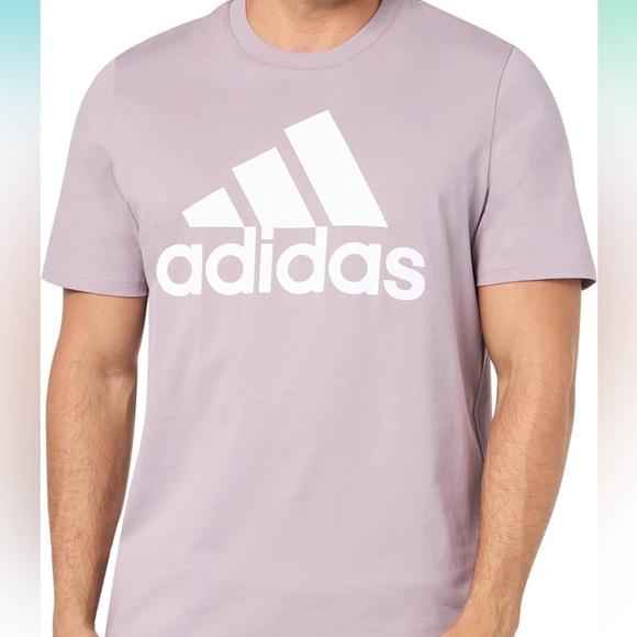 adidas mens Essentials Single Jersey 3-stripes T-shirt - Picture 1 of 3